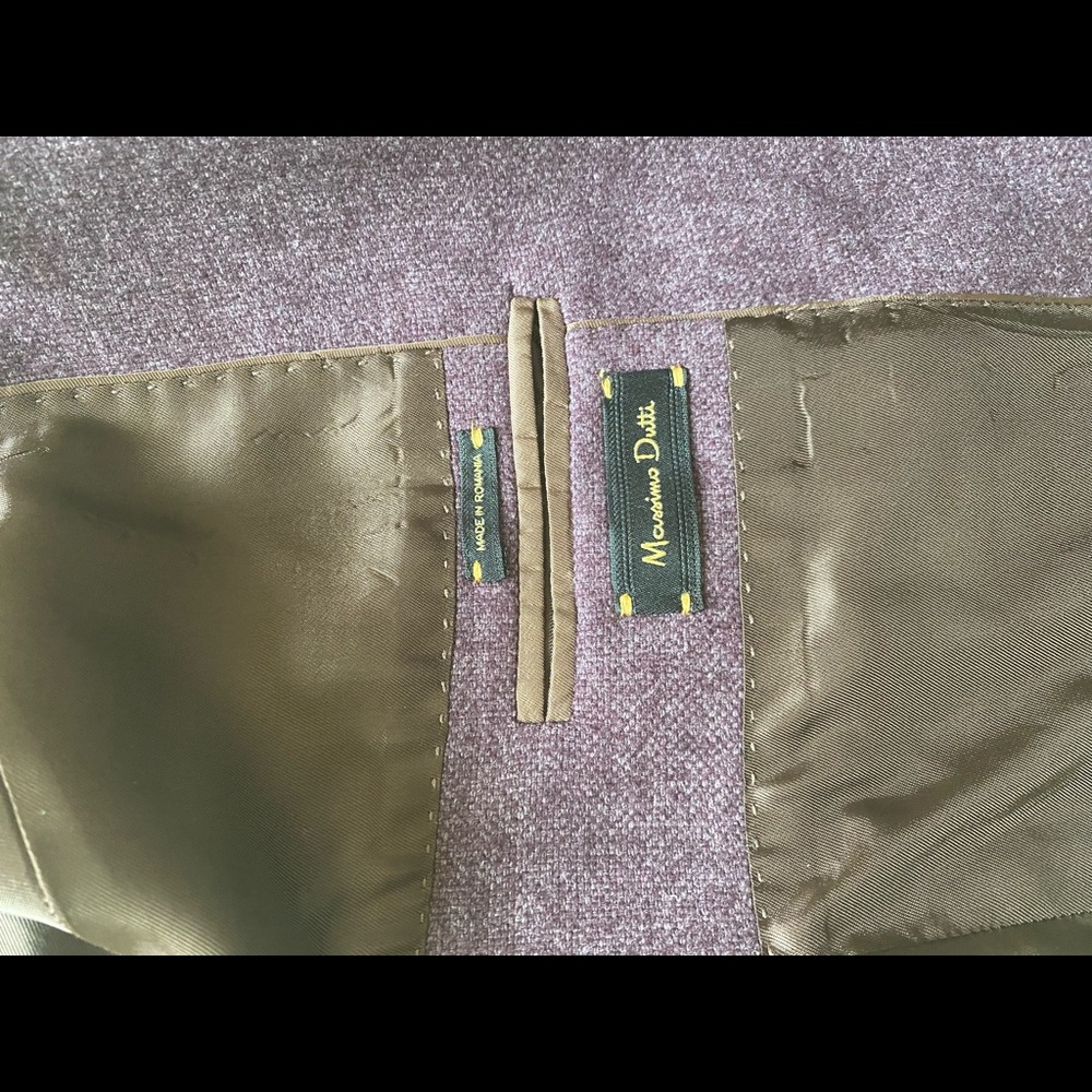 Massimo Dutti Purple Blazer - Picture 4 of 10